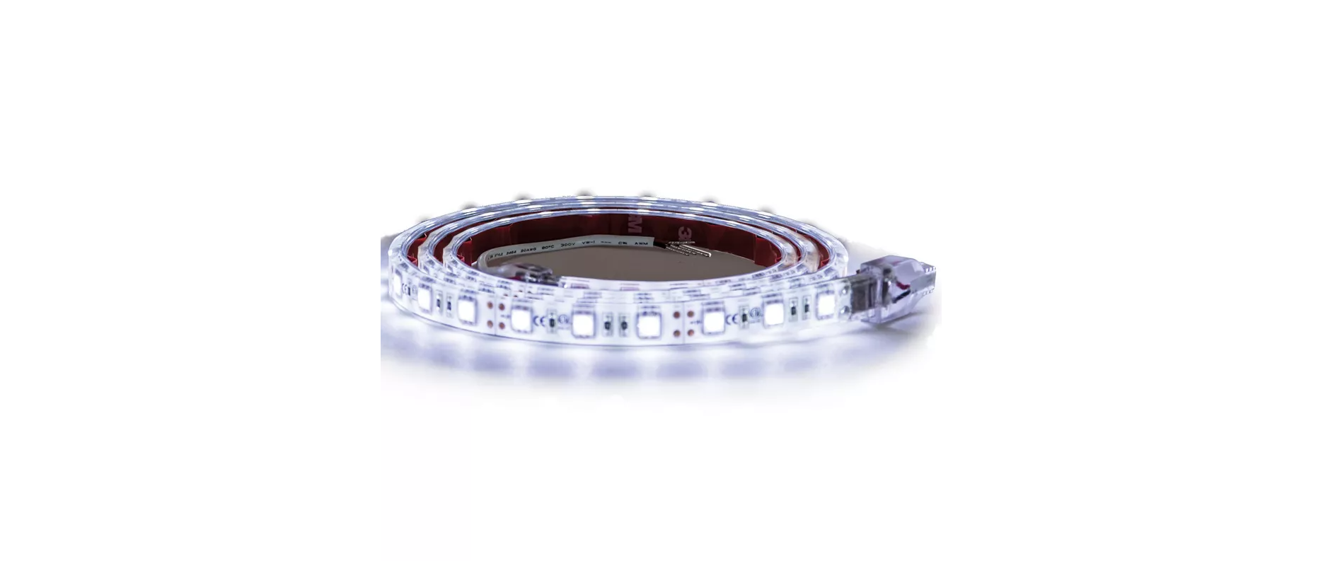 Buyers Products 132 inches 201-LED Strip Light with 3M Adhesive Back, Clear and Cool