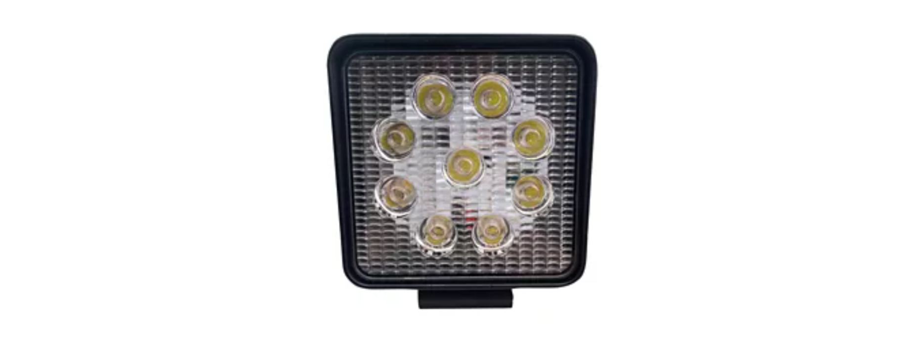 Race Sport Lighting 4 inches 27-Watt Round Street Series High-Powered LED Light 1755lm